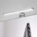 Emuca - spot led pour miroir de salle de bain virgo (ac 230v 50hz), 6 w, chrom�, plastique