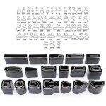 52 pcs outils de coupe cuir kit poinon  main dcoupeur pour maroquinerie artisanat travail - lntyq