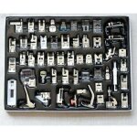 52 pi�ces de machine � coudre de pied multifonction de pied de presse professionn pour fr�re, chanteur ...