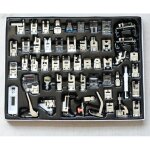 52 pi�ces de machine � coudre de pied multifonction de pied de presse professionn pour fr�re, chanteur ...