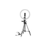 52103 - trpied alpha 1000 bt kit vlogging avec clairage annulaire led et dclencheur bluetooth (hauteur ...