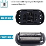 53b t�tes de rasage compatible avec bra - un series 5 et series 6 rasoir �lectrique pour homme avec brosse ...