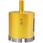 55mm diamant diamant scie tr�pan, foret creux de noyau creux de marbre de porcelaine de verre, c�ramique, ...