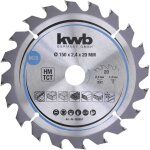 Kwb - 583557 lame de scie circulaire en bois dur et bois dur 150 x 20 mm coupes propres, chiffres moyens, ... Kwb - 583557 lame de scie circulaire en bois dur et bois dur 150 x 20 mm coupes propres, chiffres moyens, ...