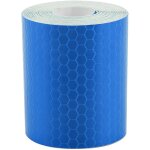 Rapanda - 5cmx3m safety adhesive reflective tape roll sticker for trailers cars bikes blue
