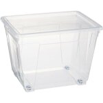 5five simply smart - bo�te en plastique transparente 20l store n box - 5five