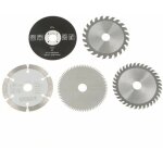 5pcs 85mm diamtre intrieur 15mm mini - carbure circulaire lame de scie pour l'outil de coupe 24 dents ...