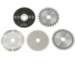 5pcs 85mm diam�tre int�rieur 15mm mini - carbure circulaire lame de scie pour l'outil de coupe 24 dents ...
