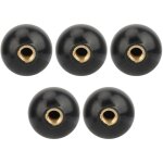 5pcs bouton de levier � bille, bouton de levier m10 35 de bak�lite � boule ronde ronde noire - tonysa ...