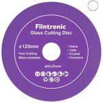 5pcs disque coupe verre, disque diamant 125 carrelage, disque � tron�onner diamant, disque carrelage ...