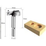 5pcs meche a bois, diametre 35 / 40 / 45 / 50 / 60mm, foret fraise carbure pour faconner trou travail ...