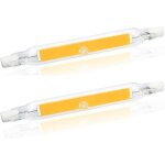 Ersandy - 5w r7s 78mm ampoule led de j78 cob filament, 500 lumens 360 degr�s, ampoule halog�ne 30w 48w ...