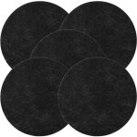5x filtre � charbon actif compatible avec delonghi f2635, f26215, f26235, f26237 friteuse - 130 mm - ...