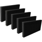 5x filtre mousse compatible avec gorenje t411hd. w. p, t411hd. w. tw, t410hd. w. au, t411hd. w, t411hd. ...