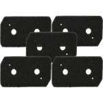 5x filtre mousse remplacement pour bosch / siemens 12007650 pour sche - linge - vhbw