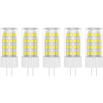 5x g4 lampe led 5w ampoule lampe 51 smd 2835leds blanc chaud 6000k ampoule led 400lm �quivalent � lampe ...