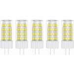 5x g4 lampe led 5w ampoule lampe 51 smd 2835leds blanc chaud 6000k ampoule led 400lm quivalent  lampe ...