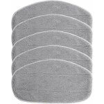 5x housses de rechange compatible avec leifheit cleantenso nettoyeur  vapeur, balai vapeur - microfibre, ...