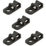 5x ?illet de fixation de ligatures de câbles en nylon noir embase largeur max. de serre câble 4, 8mm ... 5x ?illet de fixation de ligatures de câbles en nylon noir embase largeur max. de serre câble 4, 8mm ...