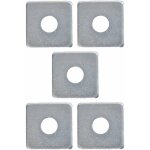 Cyclingcolors - 5x rondelle plate carr�e avec trou rond en acier din 436 universel construction bois ...