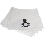5x sacs compatible avec stihl se 122 e, se 122, se 133 me aspirateur - microfibre non tiss�e, 27cm x ...