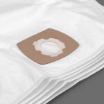 5x sacs compatible avec top edition bs 2000w. 1, vc s 1800 aspirateur - microfibres non tiss�es, 24, ...