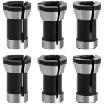 6 / 6. 35 / 8mm 6 pi�ces t�te de mandrin hss pince de serrage defonceuse t�te adaptateur convertisseur ...