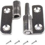 6 charni�res amovibles 1, 5' petits joints coulissants charni�res de porte amovibles en acier inoxydable ...