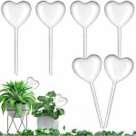 6 grandes boules d'arrosage - 25x10cm boules d'arrosage pour plantes coeur plantes en pot boules d'arrosage ...