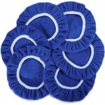 6 microfibre tapis de polissage automobile (120 - 150 mm) - kit de fartage pour voiture - liaiki