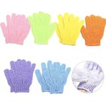 Jamais utilis]6 pairs exfoliating mitt kit, exfoliating body mitt, exfoliating bath mitts for women, ...