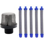 6 pcs 288716 cr�pine d'aspiration d'entr�e et 288749 airless machine filter combinaison adapt�e pour ...