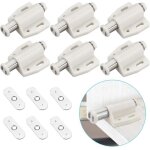 6 pcs loqueteau magn�tique � pression loquet aimant� en plastique loquet magn�tique � fermeture douce ...