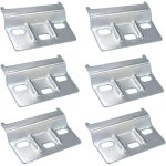 6 pcs rail de suspension fixation plaque support placards meubles rail de suspension pour meuble 60mm ...