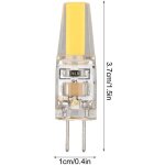Sjlerst 6 pi�ces 6w 500lm g4 ampoule led cob gel de silice lampe � �conomie d'�nergie ampoule pour plafonnier ...