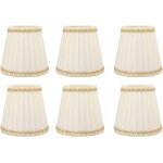 6 pi�ces abat jour moderne pince tissu pour ampoule lustre mur et table