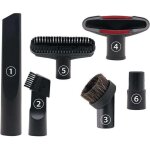 6 pi�ces accessoires pour aspirateur, convient aux aspirateurs de calibre 32 mm et 35 mm, pour embout ...