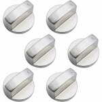 6 pices boutons de commande universels en mtal bouton cuisinire  gaz 6mm boutons de contrle universels ...