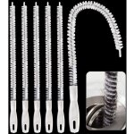6 pi�ces brosse de nettoyage de drain d'�gout 45cm �vier brosse de nettoyage flexible brosse de d�bouchage ...