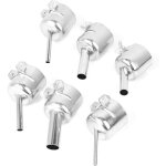 6 pices buse oblique, buse oblique courte en alliage d'aluminium, pour accessoires de station de dessoudage ...