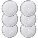 6 pi�ces filtres � tamis de rechange pour presse fran�aise, filtres � mailles r�utilisables en acier ...