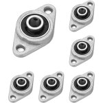6 pi�ces kfl08 roulements a billes de bride, 8mm palier roulement, alliage de zinc, pour imprimante 3d ...