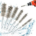 6 pi�ces nettoyage de perceuse brosse d'acier inoxydable, goupillon nettoyage brosses de chaudi�re de ...