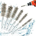 6 pi�ces nettoyage de perceuse brosse d'acier inoxydable, goupillon nettoyage brosses de chaudi�re de ...