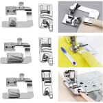 6 pi�ces pied de biche machine � coudre pied � ourlet couture 4 / 8 6 / 8 8 / 8in pied de biche ourlet ...