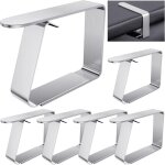 6 pices pinces  nappe d'extrieur en acier inoxydable, pinces  nappe d'extrieur 5 x 6 cm, clips de ...
