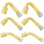 6 pi�ces pneu valve rallonge, 45�, 90�, 135� extension valve pneu valve de adaptateur raccord prolongateur ...