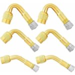 6 pi�ces pneu valve rallonge, 45�, 90�, 135� extension valve pneu valve de adaptateur raccord prolongateur ...