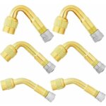 6 pi�ces pneu valve rallonge, 45�, 90�, 135� extension valve pneu valve de adaptateur raccord prolongateur ...