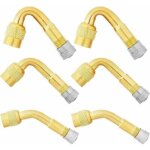 6 pièces pneu valve rallonge, 45°, 90°, 135° extension valve pneu valve de adaptateur raccord prolongateur ... 6 pièces pneu valve rallonge, 45°, 90°, 135° extension valve pneu valve de adaptateur raccord prolongateur ...